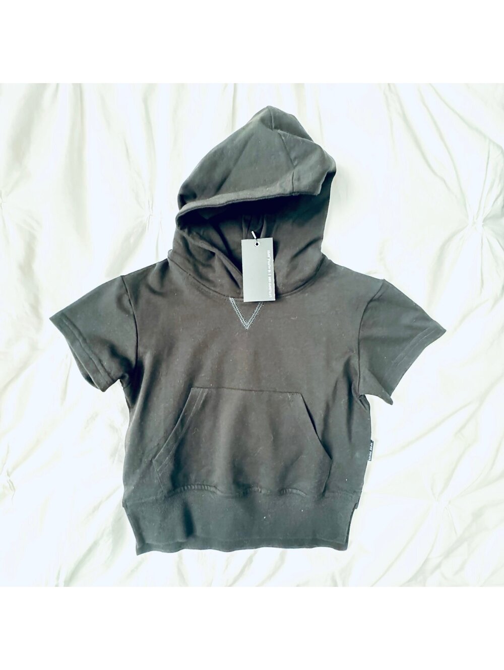 Little Bipsy Black Short Sleeve Sweatshirt Hoodie [COPY]